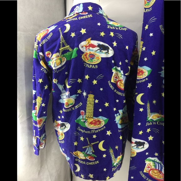 FRANKIE AND JOHNNY FLANNEL PAJAMAS TOP S/ BOTTOM L - Picture 5 of 8